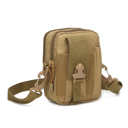 Outdoor Men Waist Pack Bum Bag Pouch Waterproof Tactical Military Sport Hunting Belt Molle Nylon Mobile Phone Bags Travel Tools
