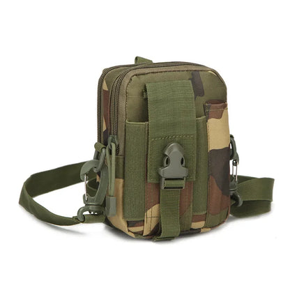 Outdoor Men Waist Pack Bum Bag Pouch Waterproof Tactical Military Sport Hunting Belt Molle Nylon Mobile Phone Bags Travel Tools