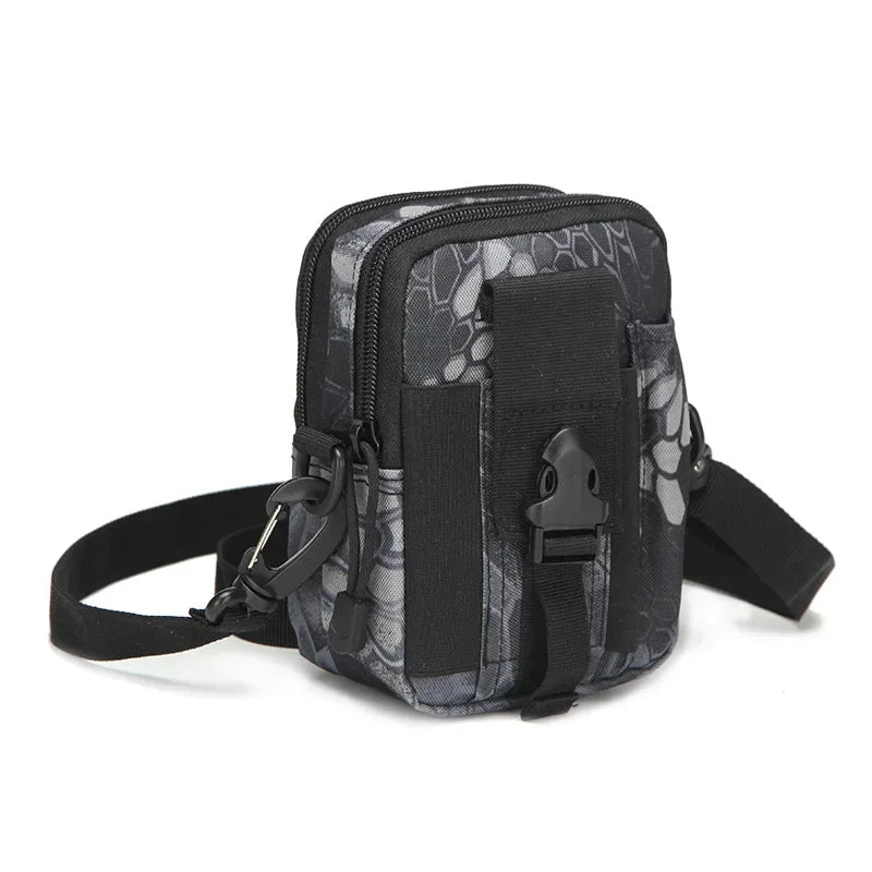 Outdoor Men Waist Pack Bum Bag Pouch Waterproof Tactical Military Sport Hunting Belt Molle Nylon Mobile Phone Bags Travel Tools