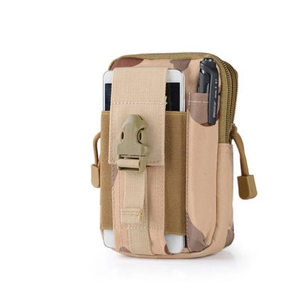 Outdoor Men Waist Pack Bum Bag Pouch Waterproof Tactical Military Sport Hunting Belt Molle Nylon Mobile Phone Bags Travel Tools