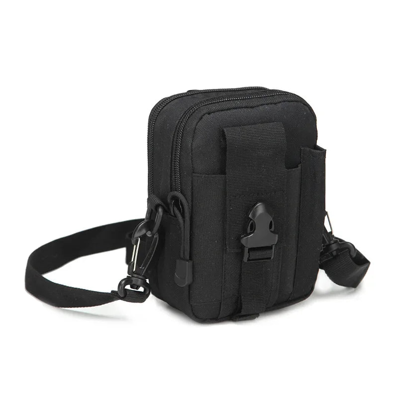 Outdoor Men Waist Pack Bum Bag Pouch Waterproof Tactical Military Sport Hunting Belt Molle Nylon Mobile Phone Bags Travel Tools