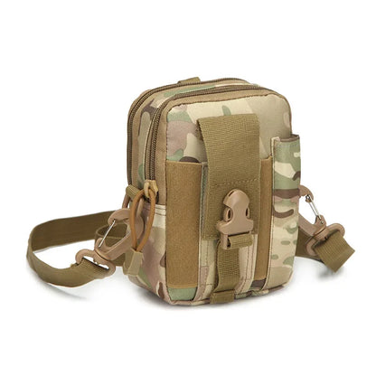 Outdoor Men Waist Pack Bum Bag Pouch Waterproof Tactical Military Sport Hunting Belt Molle Nylon Mobile Phone Bags Travel Tools