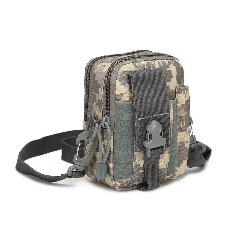 Outdoor Men Waist Pack Bum Bag Pouch Waterproof Tactical Military Sport Hunting Belt Molle Nylon Mobile Phone Bags Travel Tools