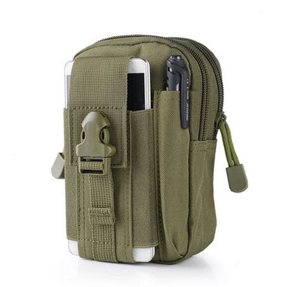 Outdoor Men Waist Pack Bum Bag Pouch Waterproof Tactical Military Sport Hunting Belt Molle Nylon Mobile Phone Bags Travel Tools