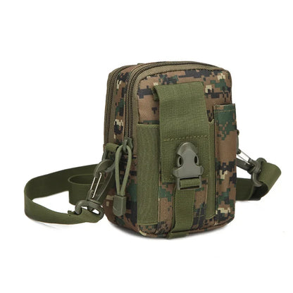 Outdoor Men Waist Pack Bum Bag Pouch Waterproof Tactical Military Sport Hunting Belt Molle Nylon Mobile Phone Bags Travel Tools