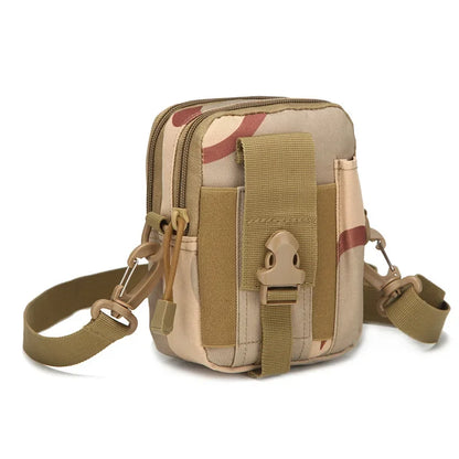 Outdoor Men Waist Pack Bum Bag Pouch Waterproof Tactical Military Sport Hunting Belt Molle Nylon Mobile Phone Bags Travel Tools