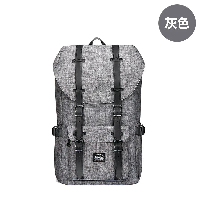 Outdoor Mountaineering Bag Linen Oxford Laptop Backpack for Notebook Casual Daypacks School Bags