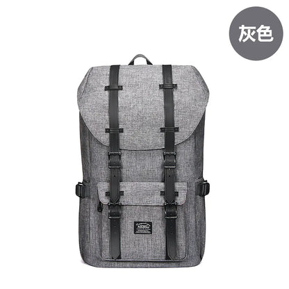 Outdoor Mountaineering Bag Linen Oxford Laptop Backpack for Notebook Casual Daypacks School Bags