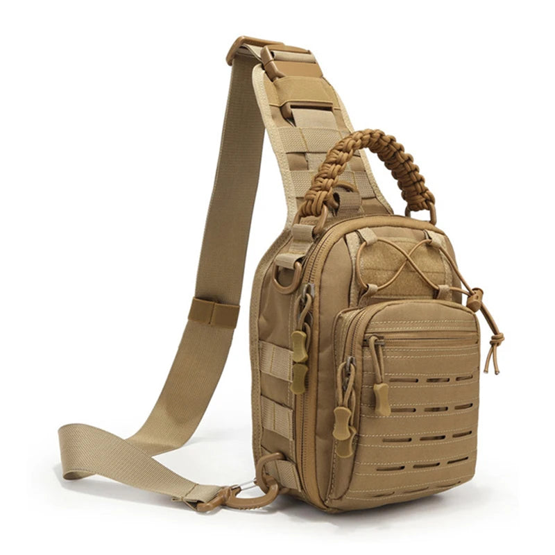 Outdoor Shoulder Bag 900d Oxford Men's Outdoor crossbody Bag Camping, hiking, fishing, hiking