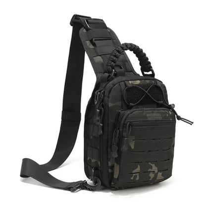 Outdoor Shoulder Bag 900d Oxford Men's Outdoor crossbody Bag Camping, hiking, fishing, hiking