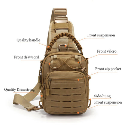 Outdoor Shoulder Bag 900d Oxford Men's Outdoor crossbody Bag Camping, hiking, fishing, hiking