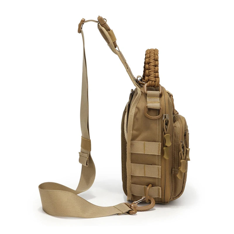 Outdoor Shoulder Bag 900d Oxford Men's Outdoor crossbody Bag Camping, hiking, fishing, hiking