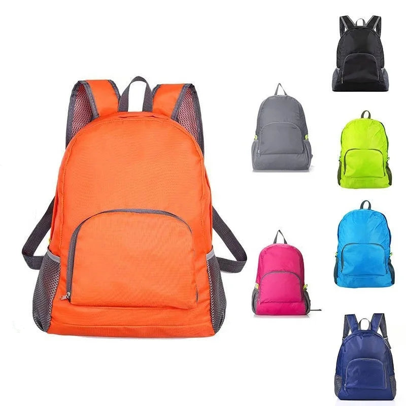 Outdoor Sports Mountaineering Leisure Backpack Foldable Travel Bag for Men and Women Same Style Bag Waterproof Travel Rucksack