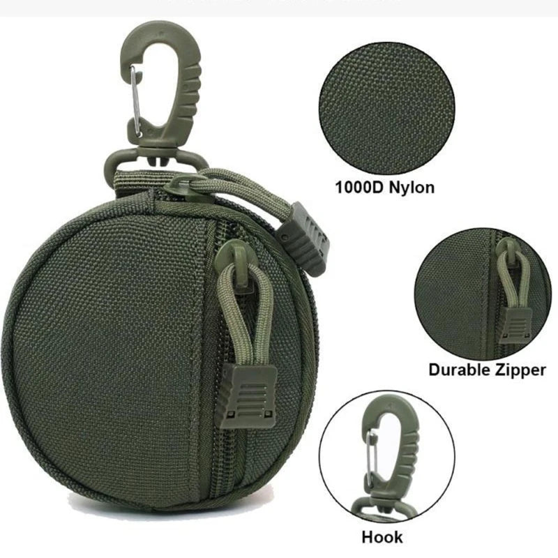 Outdoor Sports Small Molle Pouch Accessories Mini EDC Pocket Case Portable Coin Purse Keychain Wallet Waist Belt Bag