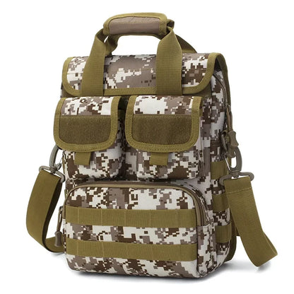 Outdoor Tactical Messenger Bag Handbag School Bag Camouflage Men's Tool Bags Waterproof Backpack Shoulder Bags