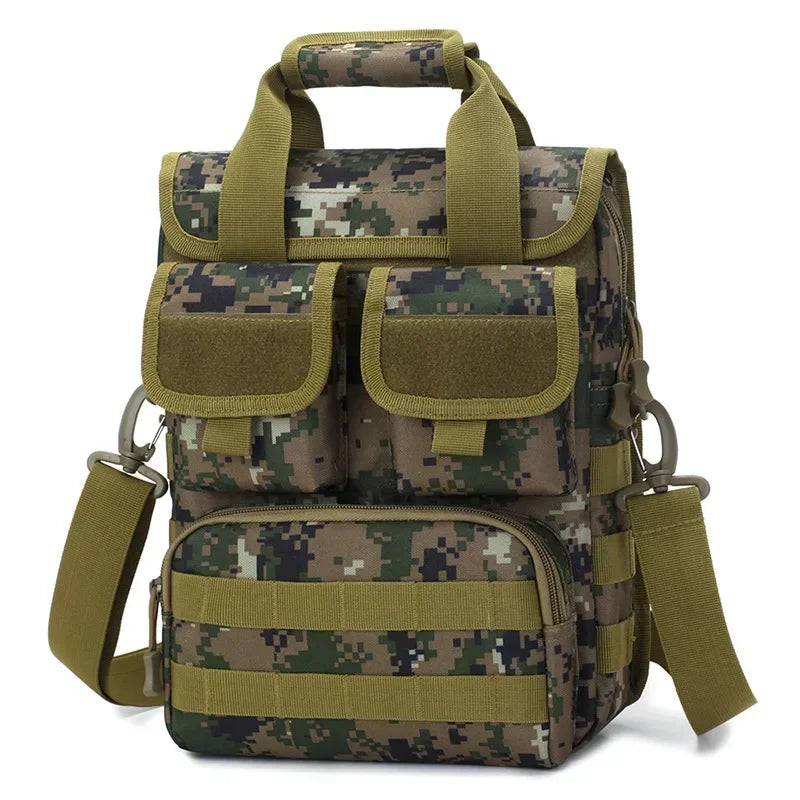 Outdoor Tactical Messenger Bag Handbag School Bag Camouflage Men's Tool Bags Waterproof Backpack Shoulder Bags