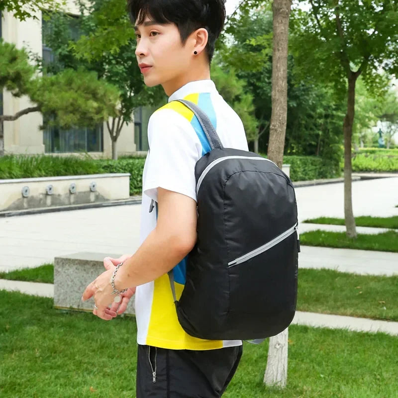 Outdoor Travel Backpack Student Storage Foldable Travel Bag Waterproof Sports Backpacks for Men and Women Bags