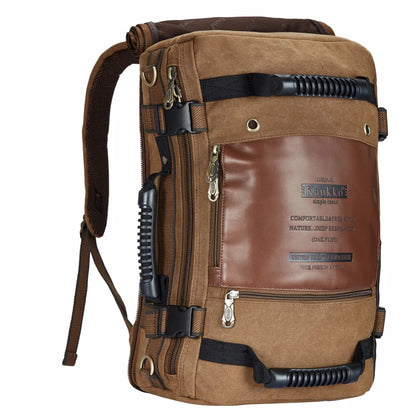 Outdoor Travel Men Backpack Hiking Camping Canvas Rucksack Large Travel Men' Backpack Laptop Retro Canvas Messenger Bags