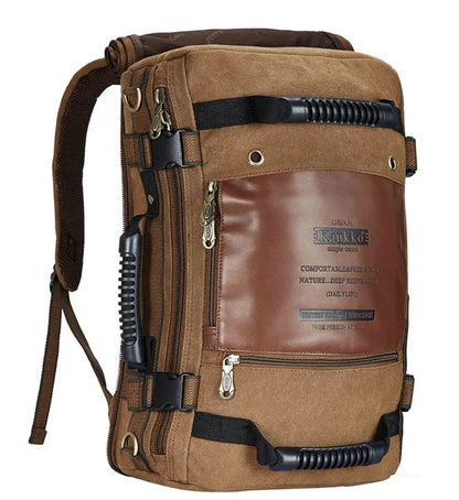 Outdoor Travel Men Backpack Hiking Camping Canvas Rucksack Large Travel Men' Backpack Laptop Retro Canvas Messenger Bags