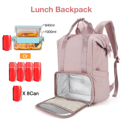 Outdoor Travel Picnic Backpack Family BAGSMART Refrigerator Portable Fresh Food Backpack Insulated Cool Bag for Meal Backpacks