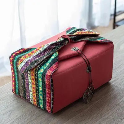 Outdoor Travel Teaware Storage Pouch Tea Clips Utensils Pot Cup Teapot Teacup Package Cloth Bag Tea Set Cozies Ceremony Decor