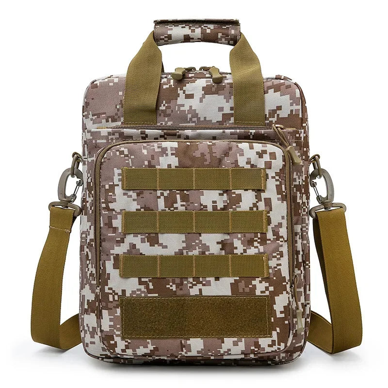 Outdoor Waterproof Shoulder Bag Men's Crossbody Bag Multifunction Tactical Bags Commuter Bag Handbag Nylon Bags