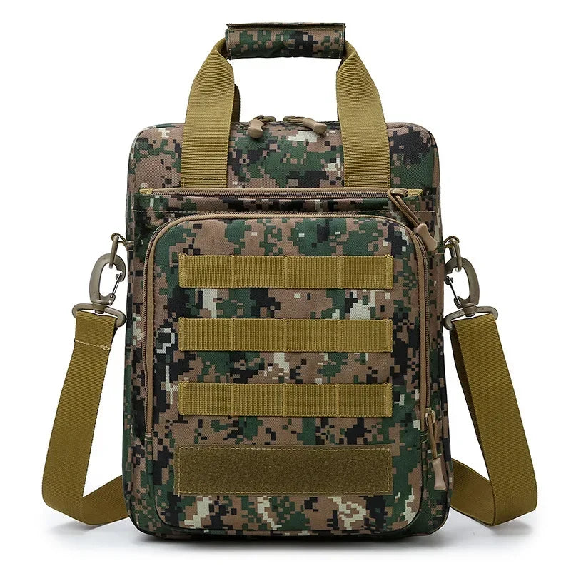 Outdoor Waterproof Shoulder Bag Men's Crossbody Bag Multifunction Tactical Bags Commuter Bag Handbag Nylon Bags