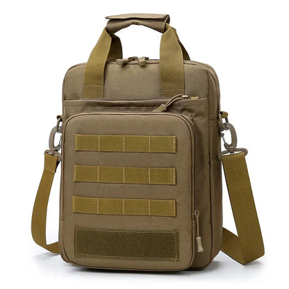 Outdoor Waterproof Shoulder Bag Men's Crossbody Bag Multifunction Tactical Bags Commuter Bag Handbag Nylon Bags