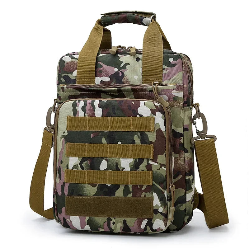 Outdoor Waterproof Shoulder Bag Men's Crossbody Bag Multifunction Tactical Bags Commuter Bag Handbag Nylon Bags