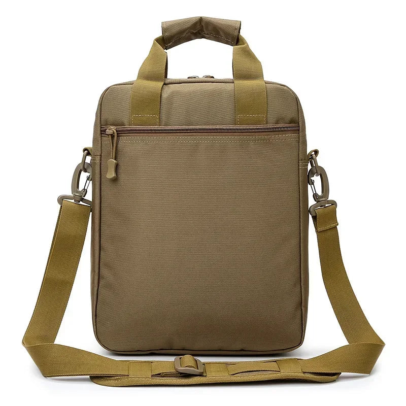 Outdoor Waterproof Shoulder Bag Men's Crossbody Bag Multifunction Tactical Bags Commuter Bag Handbag Nylon Bags
