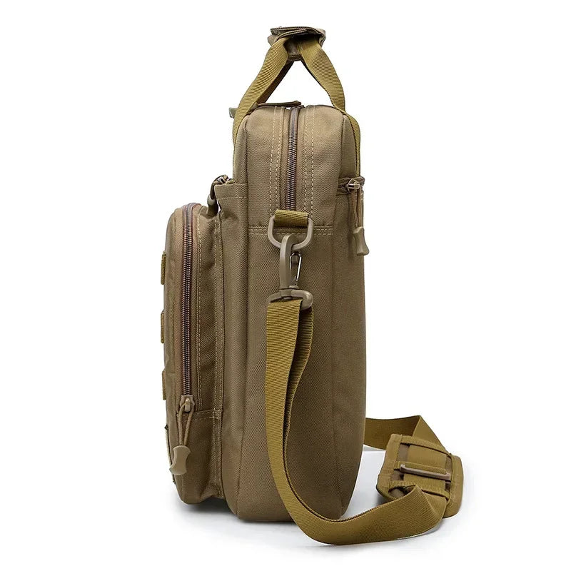 Outdoor Waterproof Shoulder Bag Men's Crossbody Bag Multifunction Tactical Bags Commuter Bag Handbag Nylon Bags