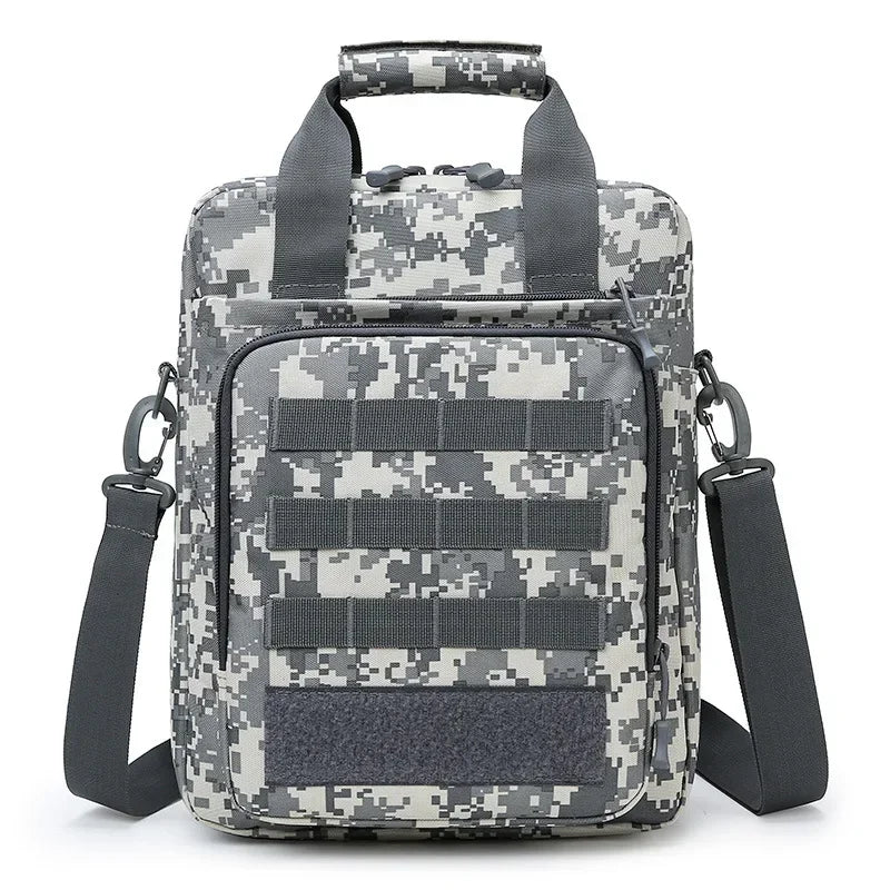 Outdoor Waterproof Shoulder Bag Men's Crossbody Bag Multifunction Tactical Bags Commuter Bag Handbag Nylon Bags
