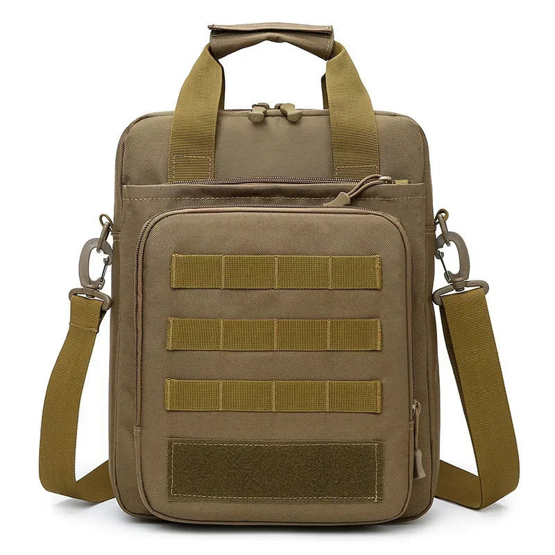 Outdoor Waterproof Shoulder Bag Men's Crossbody Bag Multifunction Tactical Bags Commuter Bag Handbag Nylon Bags