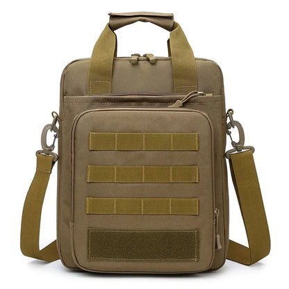 Outdoor Waterproof Shoulder Bag Men's Crossbody Bag Multifunction Tactical Bags Commuter Bag Handbag Nylon Bags