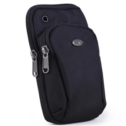 Oxford Belt Fanny Waist Pack Arm Band Bags Unisex Cell Mobile Phone Case Cover Purse Small Money Cross body Shoulder Hook Bag