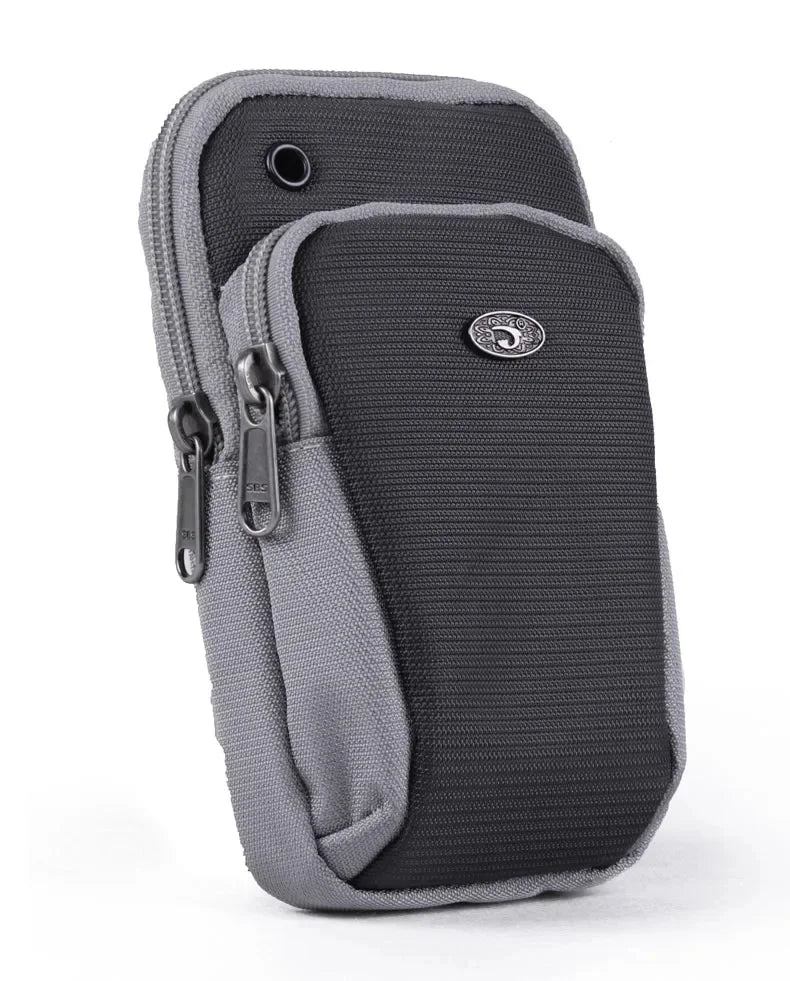 Oxford Belt Fanny Waist Pack Arm Band Bags Unisex Cell Mobile Phone Case Cover Purse Small Money Cross body Shoulder Hook Bag