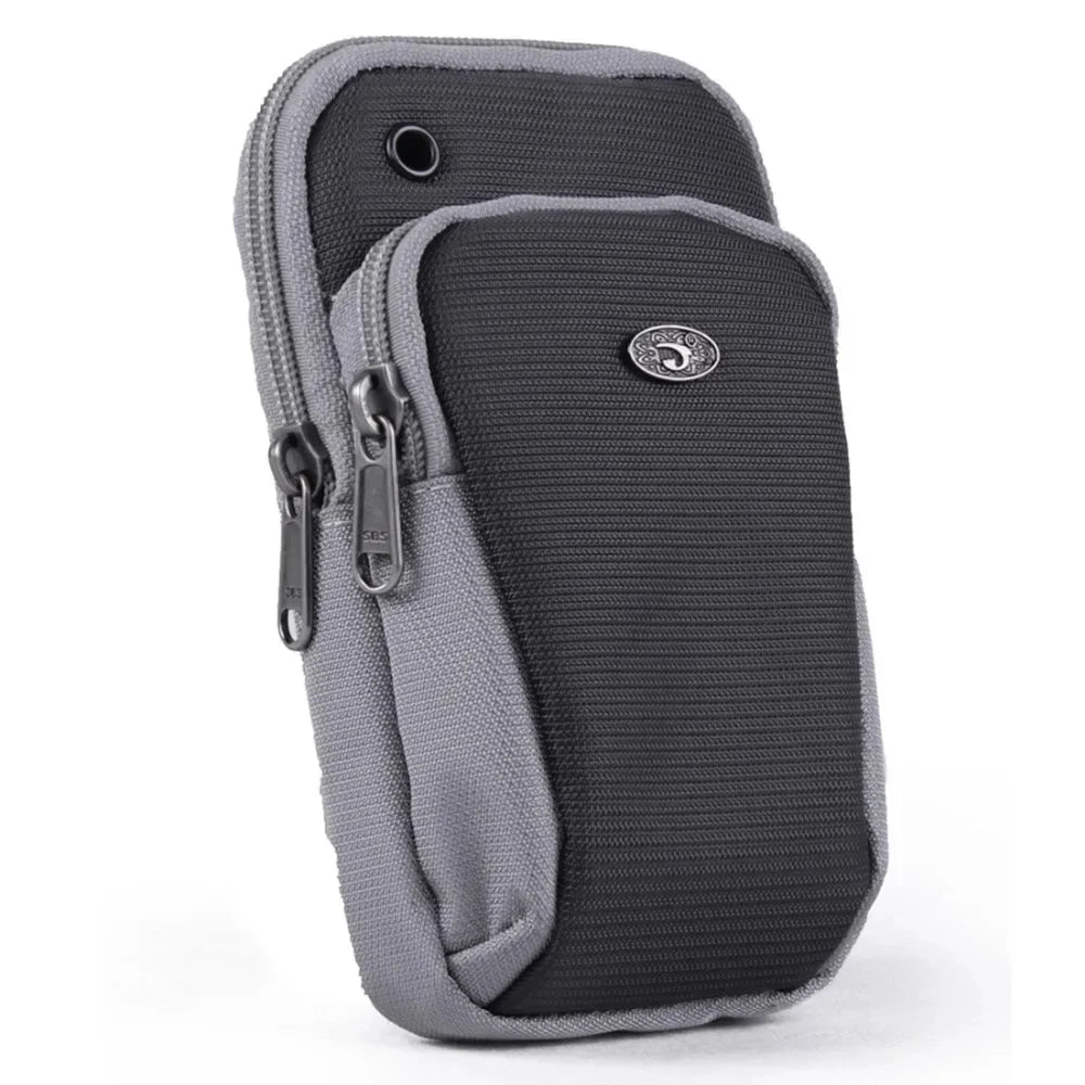 Oxford Belt Fanny Waist Pack Arm Band Bags Unisex Cell Mobile Phone Case Cover Purse Small Money Cross body Shoulder Hook Bag