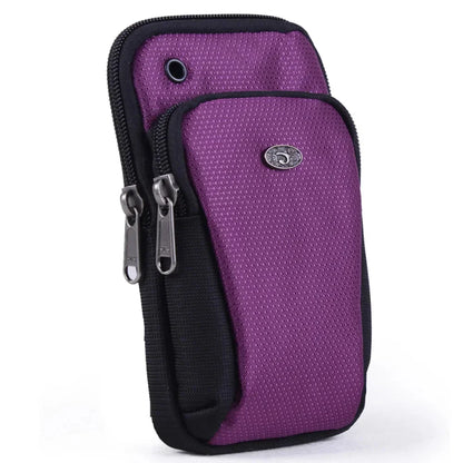 Oxford Belt Fanny Waist Pack Arm Band Bags Unisex Cell Mobile Phone Case Cover Purse Small Money Cross body Shoulder Hook Bag