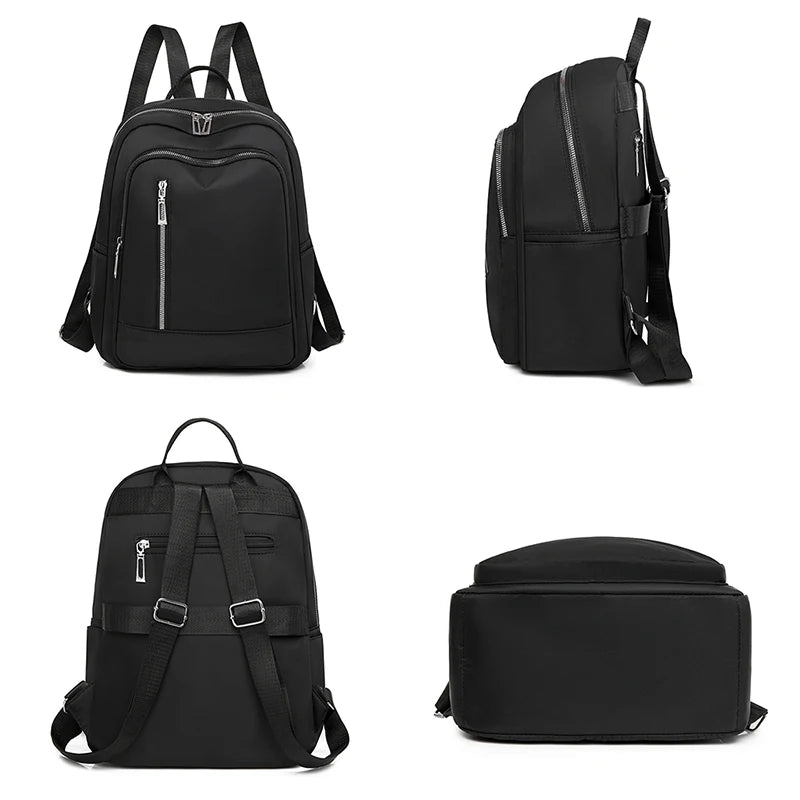 Oxford Cloth Backpack For Women In 2024 New Fashionable And Versatile Women's Backpack Small Bag For Travel Large Capacity Sac