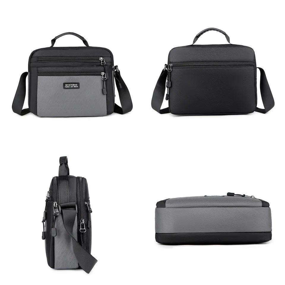 Oxford Mens Shoulder Bag Top Quality Multi Pockets Credit Cards Purse Male Simple Design Shoulder Bag Tote Crossbody Bags
