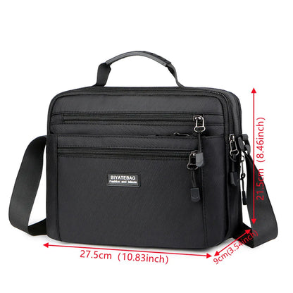 Oxford Mens Shoulder Bag Top Quality Multi Pockets Credit Cards Purse Male Simple Design Shoulder Bag Tote Crossbody Bags