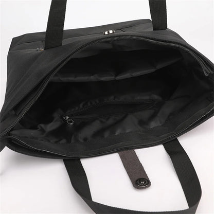 Oxford Tote Shoulder Bags For Men Shopping Crossbody Bag Casual Handbag Daily Use Oxford Shoulder Bags