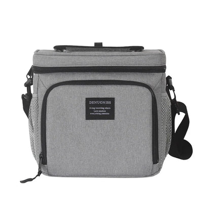 Oxford Waterproof Ice Beer Cooler Bags Insulation Refrigeration Lunch Bag Leakproof Square Cooler Bag Sac Isotherme DENUONISS
