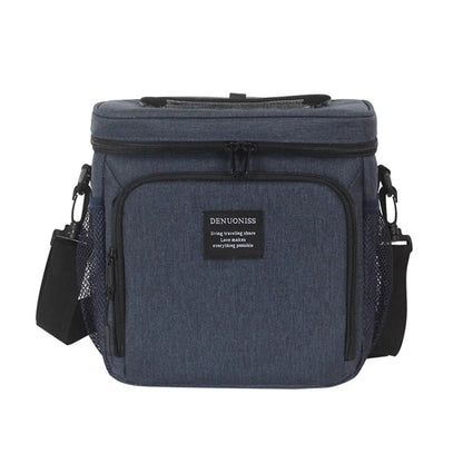 Oxford Waterproof Ice Beer Cooler Bags Insulation Refrigeration Lunch Bag Leakproof Square Cooler Bag Sac Isotherme DENUONISS