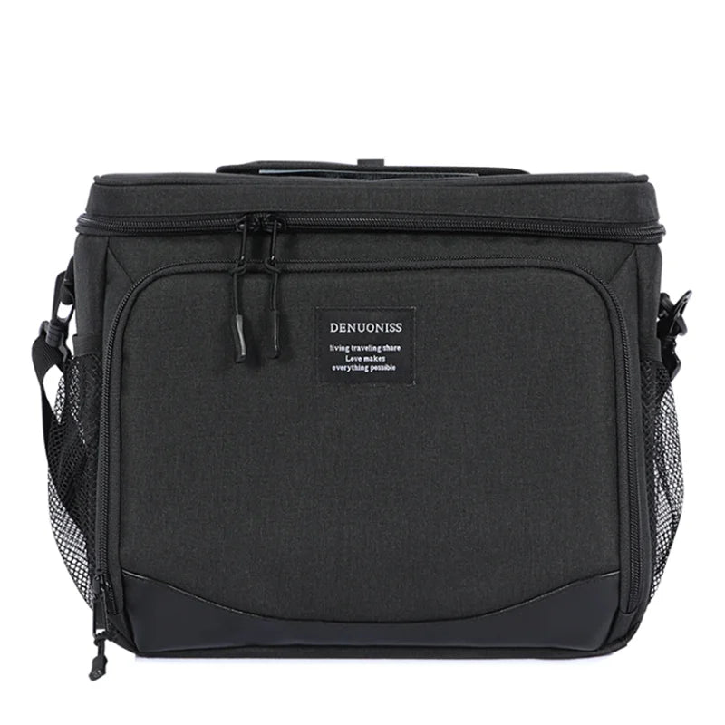 Oxford Waterproof Ice Beer Cooler Bags Insulation Refrigeration Lunch Bag Leakproof Square Cooler Bag Sac Isotherme DENUONISS