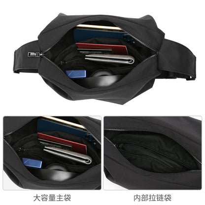 Oxford Waterproof Men Messenger Bags Simple Men's Crossbody Bag Commuting Mini Satchel Sport Unisex Lightweight Bag