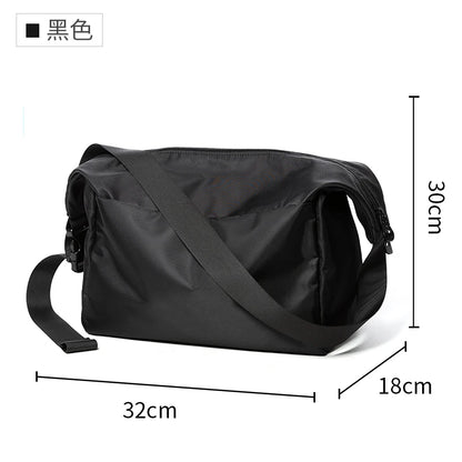 Oxford Waterproof Men Messenger Bags Simple Men's Crossbody Bag Commuting Mini Satchel Sport Unisex Lightweight Bag
