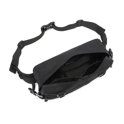 Ozuko 2L 4L Full Water-proof Fishing Waist Bag Big Capacity Outdoor Casual Unisex Black Sport Bag Fishing Tackle