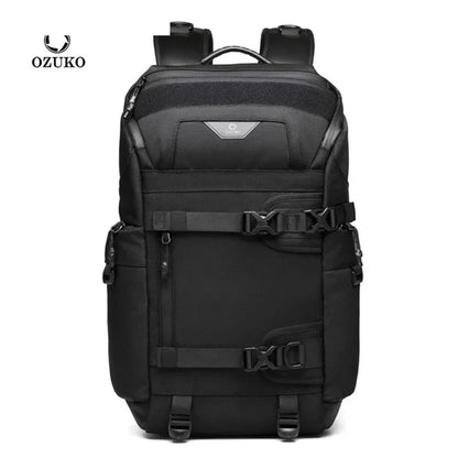 Ozuko 48x27x18 Cabin backpack Men s Multifunctional waterproof Outdoor Cycling Backpack Tactical Camouflage 15 Inch Laptop
