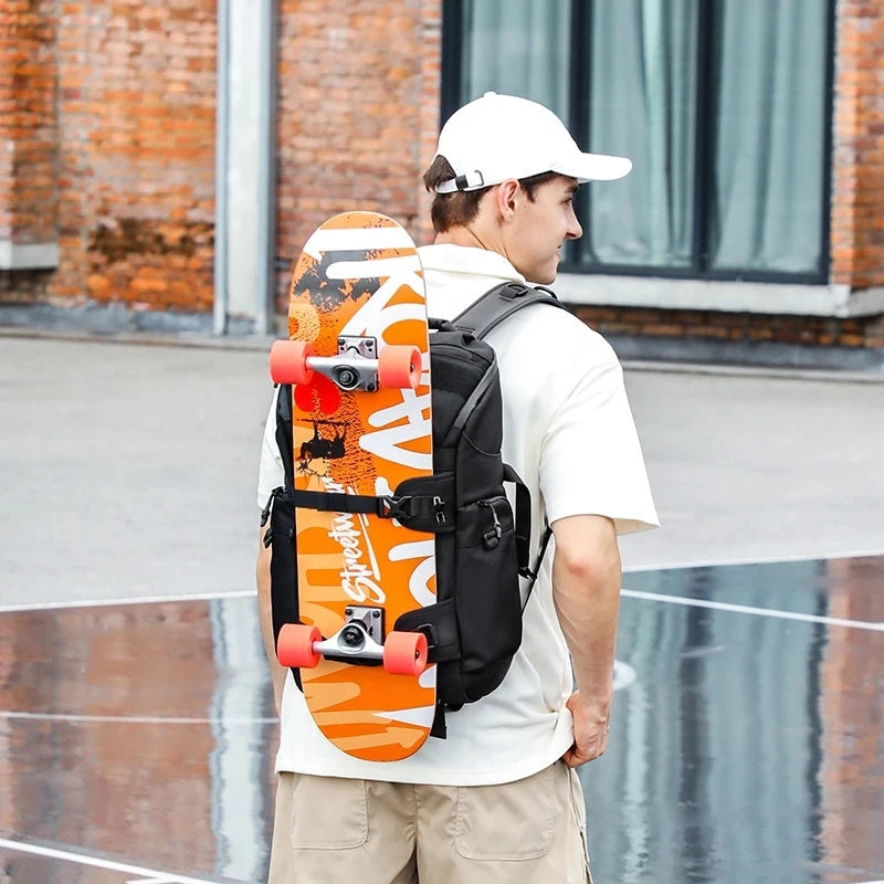 Ozuko 48x27x18 Cabin backpack Men s Multifunctional waterproof Outdoor Cycling Backpack Tactical Camouflage 15 Inch Laptop
